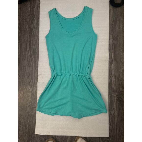 GAP Sleeveless Green Drawstring Waist.Romper S Tall Coconut Girl Costal Cowgirl - Picture 4 of 7